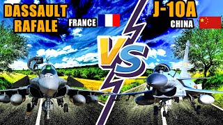 Dassault Rafale vs J10A Power Show An InDepth Comparison [upl. by Leiruh202]