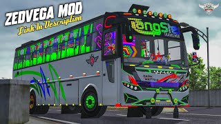 New Bus Mod For Bussid  Download Now  Zedvega Bus Mod For Bussid  Bussid Mods  New bus mod [upl. by Trixy]