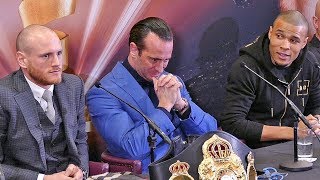 George Groves vs Chris Eubank Jr FINAL PRESS CONFERENCE  Super Series Semi Final [upl. by Etsirk]