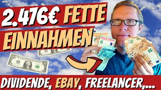 247605 € Einnahmen Dividende Ebay und Co  Der finanziell versaute Monat dreht ins fette Plus [upl. by Legim]