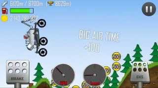 Hill Climb Racing  Forest 14597 on Moonlander [upl. by Neffets757]