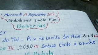 Statistiques quinté plus 1èr pas mercredi 11 septembre 2024 [upl. by Callan786]