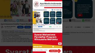 Syarat Mahasiswa Pendaftar Program Wirausaha Merdeka [upl. by Cirred]