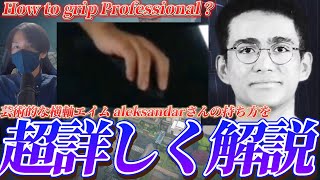 aleksandarさんの超精密な横軸エイムは如何にして生み出されるのか？【How to grip Professional？】【VALORANT】 [upl. by Mckale]