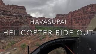 Helicopter Ride Out of Havasupai [upl. by Karlyn]