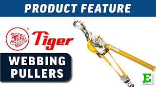 Tiger Lifting Webbing Pullers  ERigging Products [upl. by Arihay]