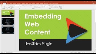 How To Embed Web Content Into PowerPoint [upl. by Darla]