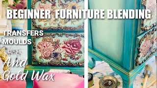 Furniture Paint Blending for beginners the most detailed video on the planet amp how I find inspo [upl. by Cheshire]