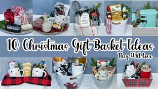 10 BUDGET FRIENDLY Gift Baskets amp Trays They Will Love [upl. by Rockie]