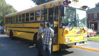 Edwin and Zachary first day bus ride [upl. by Bakemeier]