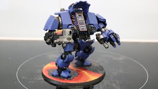 How to paint a Space Marine Primaris Redemptor Dreadnought [upl. by Irrahs]