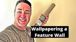 Wallpapering a Feature Wall  Advance Papering  Reverse Alternate Lengths [upl. by Cherri]