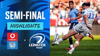 Vodacom Bulls v Leinster  Instant Highlights  Semi Final  URC 202324 [upl. by Anoirtac]