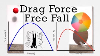 Effects of Drag Force on Free Fall [upl. by Anilram164]