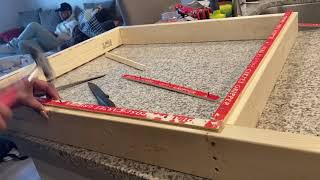 How to Make Rug Tufting Frame Easily [upl. by Steffin902]