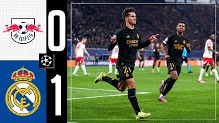 RB Leipzig 01 Real Madrid  HIGHLIGHTS  Champions League [upl. by Adamson227]