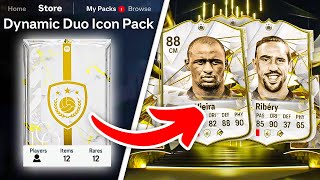 20x DYNAMIC DUO ICON PACKS 😱 FC 24 Ultimate Team [upl. by Ahmar]