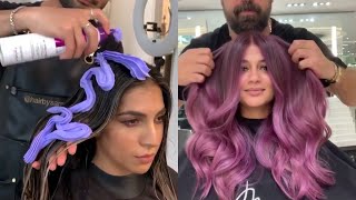 TOP 10 coiffure coloration et transformation 😍  cheveux court et long pour femmes 2021 [upl. by Dressel]