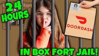 24 Hours In BOX FORT JAIL [upl. by Bashemeth]