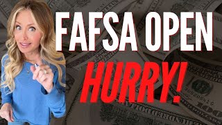 Dont Miss Out FAFSA Application Portal Open Now [upl. by Jania]