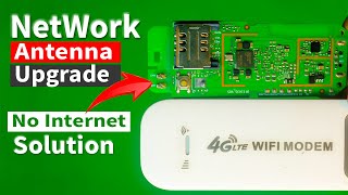 4G USB Wifi Modem No Network 4G Lte Wifi Modem Antenna Upgrade 4G USB Wifi No Network fix [upl. by Ennaeirrac987]