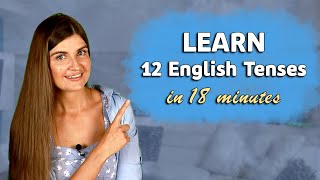 Learn 12 English Tenses in 18 minutes  English Tenses Overview [upl. by Nap951]