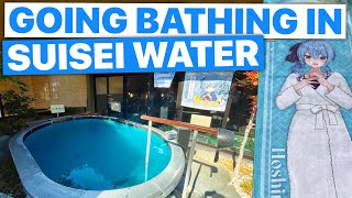 Bathing In Suisei Water or Hololive Gen 0 Onsen Collab VLOG Eng Subs [upl. by Gardol829]