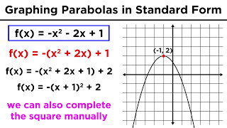 Graphing Conic Sections Part 3 Parabolas in Standard Form [upl. by Rosenblatt]