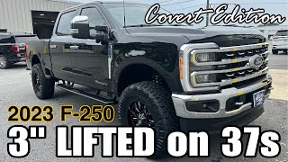 2023 Akins Ford F250 Lariat 3” LIFTED on 37sCovert Edition [upl. by Aissat]