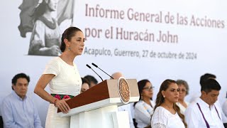 Informe general de las acciones por el huracán John en Acapulco Guerrero [upl. by Hteazile109]