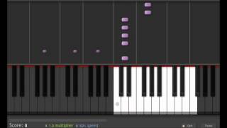 Beautiful Piano Song Synthesia  Cold by Jorge Méndez [upl. by Aicined]