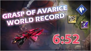 Grasp Of Avarice Speedrun WR in 652 [upl. by Nnaitak]