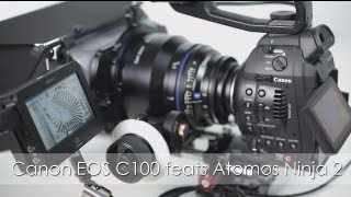 Canon EOS C100 feats Atomos Ninja 2 engl [upl. by Llekcir]