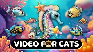 CAT GAMES  Tropical Coral Reef Fish Videos For Cats  CAT amp DOG TV  1 Hour [upl. by Odlopoel]