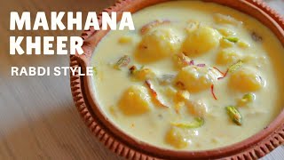 Makhane Ki Kheer Recipe  Makhana Kheer Recipe Hindi [upl. by Rudyard235]