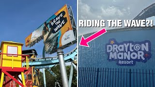 THE WAVE FIRST REACTIONS Drayton Manor Vlog May 2024 [upl. by Winters]