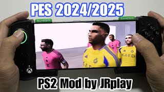 PES 20242025  PS2 Mod by JRplay  PS2 Emulator on Android [upl. by Ailedua467]