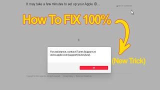 Fix For assistance contact iTunes Support Apple ID Error [upl. by Eciralc247]