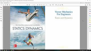 Vector Mechanics for Engineers Statics amp Dynamics  Twelfth Edition  Beer amp Johnston  McGraw Hill [upl. by Etnaed249]