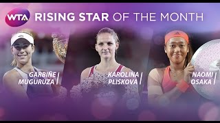 2015 WTA Rising Star of the Month Finalists  October [upl. by Sigfried]