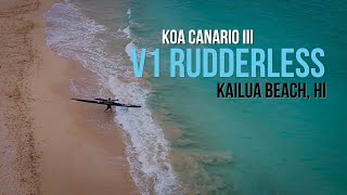 Koa Canario III  V1 off Kailua Beach HI [upl. by Arreyt800]