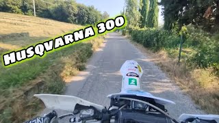 Test Husqvarna 300  Test Beta 75  enduro con le gomme lisce [upl. by Aerol]