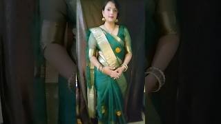 organza saree draping tutorial ytshorts viral trending [upl. by Karab]