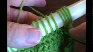 Crochet a Broomstick Loop Fringe [upl. by Nauqal]