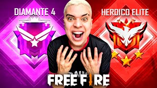 ASI LLEGUE A HEROICO ¨ELITE¨ POR PRIMERA VEZ EN LA HISTORIA DE FREE FIRE 🔥 EPICO 🔥 [upl. by Kile651]