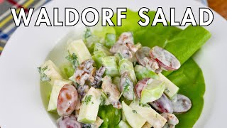 Classic Waldorf Salad Your Path to Gourmet Delight [upl. by Laehpar]