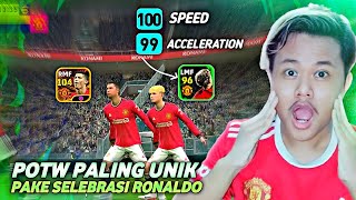 GOKIL SELEBRASINYA SIUU  POTW GARNACHO FULL POWER SPEED 100 AKSEL 99 EFOOTBALL 2024 MOBILE [upl. by Arinayed]