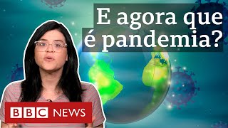 Coronavírus o que significa a OMS declarar pandemia da nova doença [upl. by Asserrac325]