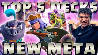 TOP 5 DECKS NUOVO META SU CLASH ROYALE NOVEMBRE 2024 [upl. by Assilak]