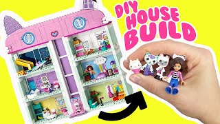 Gabbys Dollhouse Dolls are Building Lego Playhouse DIY Crafts for Kids [upl. by Harrak]